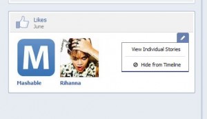 photo of Facebook box edit menu