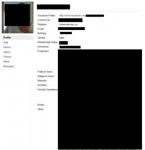 Photo of Facebook Data Download Web Page