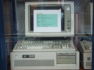 Photo of an antique computer
