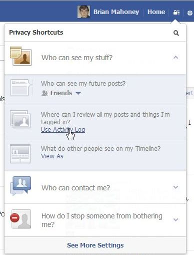 Check Facebook Privacy Settings