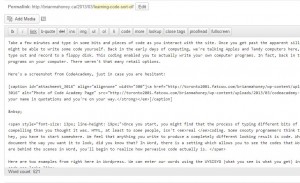 Photo of WordPress Text Page