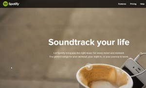 Photo of Spotify site