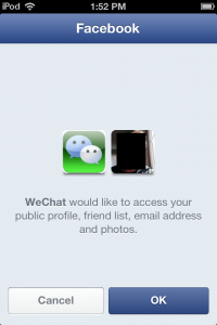 Photo of Link WeChat with Facebook   4
