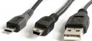 Photo of USB connectors