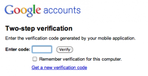 Photo of Two Factor Authentication 
