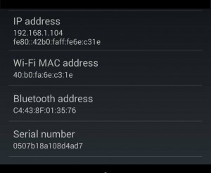 Photo of Android Mac Address 