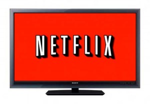 Photo of Netflix logo. 