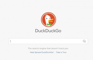 Photo of DuckDuckGo page