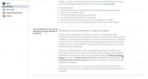 Photo of Facebook Opt Out Form