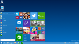 Photo of Windows 10 desktop