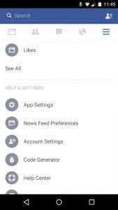 Photo of Facebook App Settings